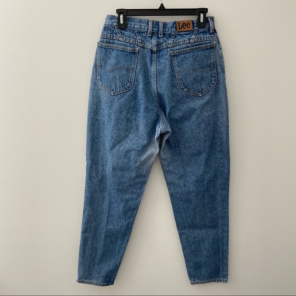 Vintage Lee Balloon Leg Hi Rise Mom Jeans 28 - Picture 6 of 8